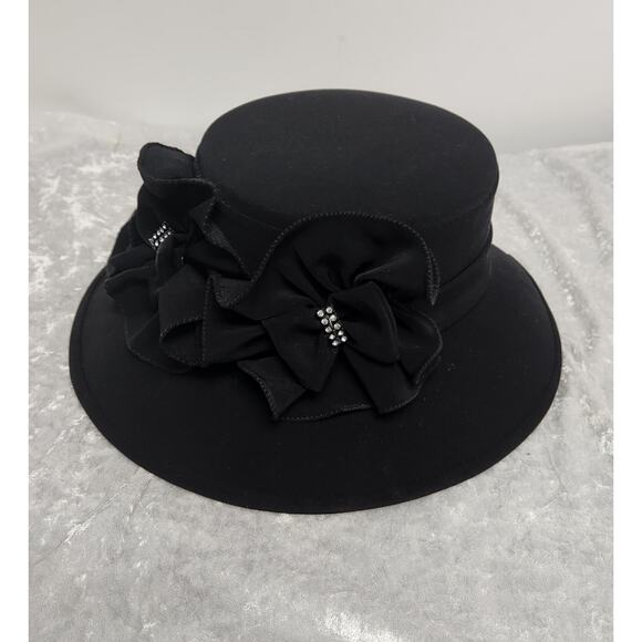 Perche Couture Black Womens Hat
